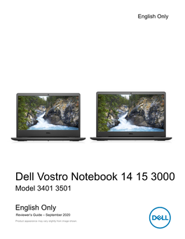 Dell Vostro Notebook 14 15 3000 Model 3401 3501