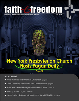 New York Presbyterian Church Hosts Pagan Deity Page 12