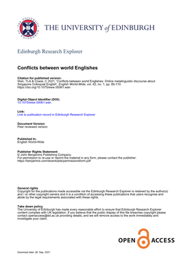 Edinburgh Research Explorer