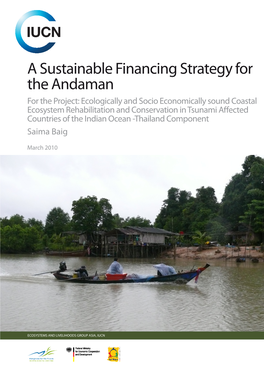 A Sustainable Financing Strategy for the Andaman
