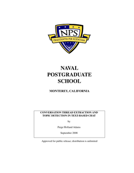 Naval Postgraduate School