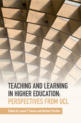 Teaching and Learning in Higher Education Ed