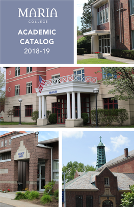 Academic Catalog 2018-19 Table of Contents