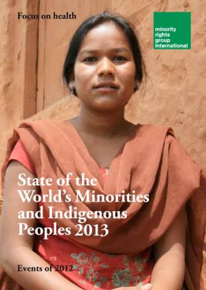 State of the World's Minorities and Indigenous Peoples 2013