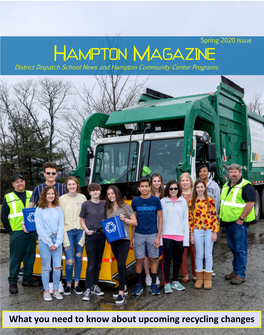 Hampton Magazine District Dispatch School News and Hampton Community Center Programs