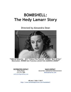 BOMBSHELL: the Hedy Lamarr Story