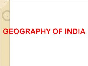 Geography of India Unit – I