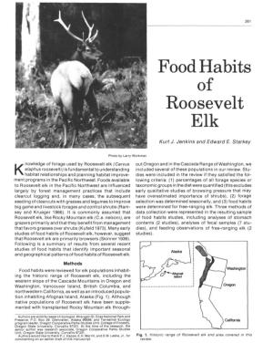 Food Habits of Roosevelt Elk