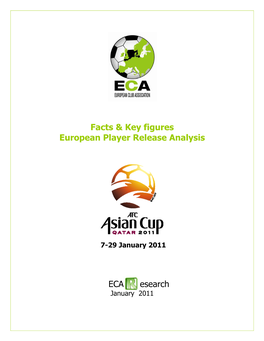 ECA Player Release Analysis 2011 Asian Cup.Pdf