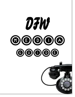 DFW Media Guide Table of Contents