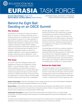 Behind the Eight Ball: Deciding on an OSCE Summit