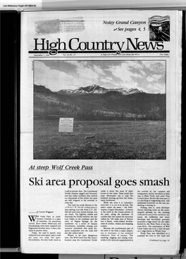 High Country News Vol. 18.16, Sept. 1, 1986