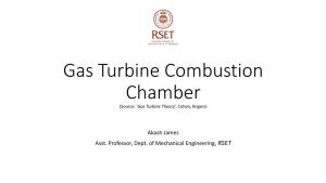 Gas Turbine Combustion Chamber (Source: ‘Gas Turbine Theory’, Cohen, Rogers)