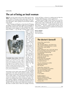 The Art of Being an Inuit Woman