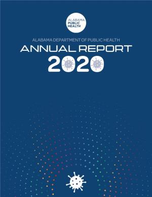 Alabama Department of Public Health Annual Report 2020