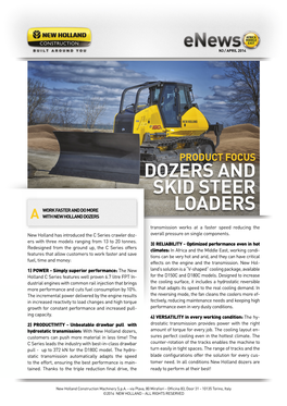 Dozers and Skid Steer Loaders