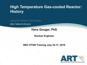 High Temperature Gas-Cooled Reactor: History