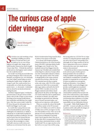 The Curious Case of Apple Cider Vinegar