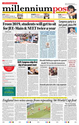 From 2019, Students Will Get to Sit for JEE-Main & NEET Twice a Year