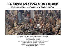 Hell's Kitchen South Community Planning Session