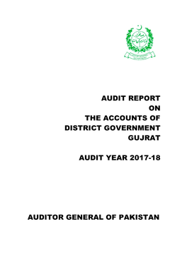 Audit Report on the Accounts of District