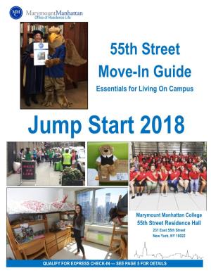 55Th Street Move-In Guide Essentials for Living on Campus Jump Start 2018