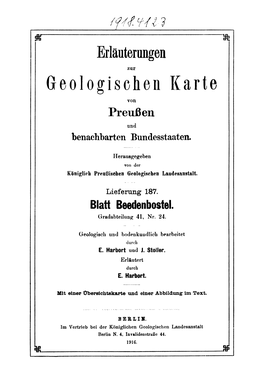 Geologischen Karte