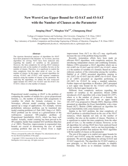 New Worst-Case Upper Bound for #2-SAT and #3-SAT with the Number of Clauses As the Parameter