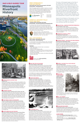 Minneapolis Riverfront History: Map and Self-Guided Tour (PDF)