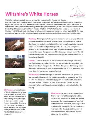 Wiltshire White Horses (Pdf)