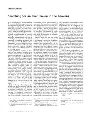 Searching for an Alien Haven in the Heavens