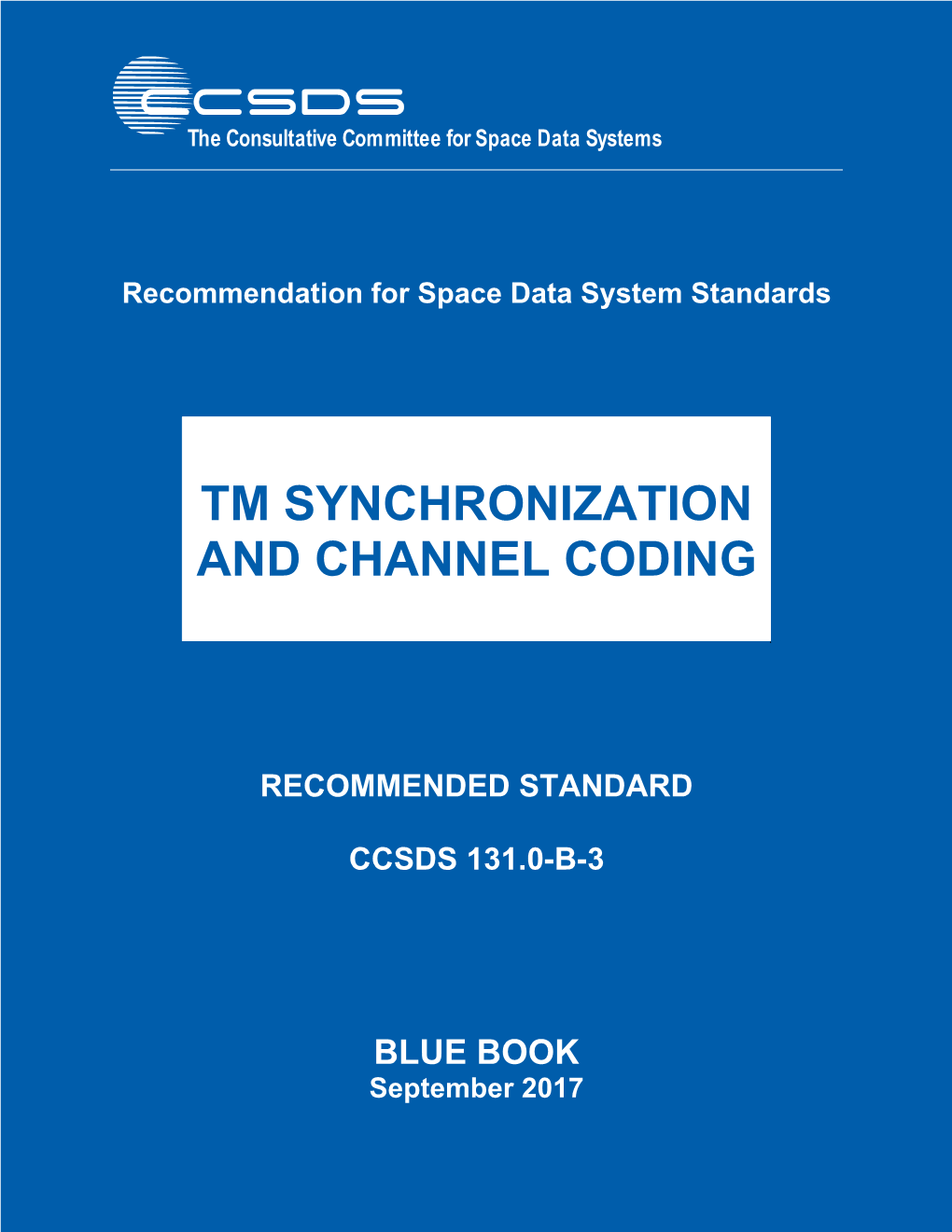 Tm Synchronization and Channel Coding