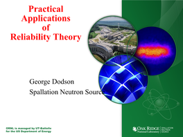 Basic Reliability Theory Including Reliability Models