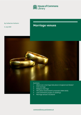 Marriage Venues