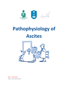 Pathophysiology of Ascites