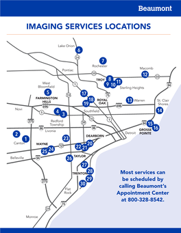 Imaging Services Locations