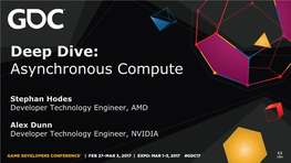 Deep Dive: Asynchronous Compute