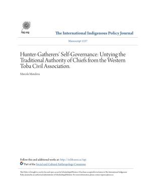 Hunter-Gatherers' Self-Governance: Untying the Traditional Authority Of