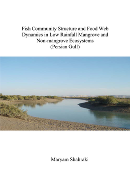 Fish Community Structure and Food Web Dynamics in Low Rainfall Mangrove and Non-Mangrove Ecosystems (Persian Gulf)