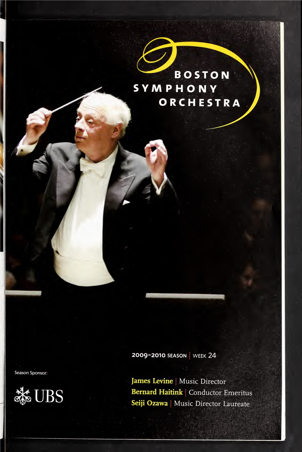 Boston Symphony Orchestra Concert Programs, Season 129, 2009-2010