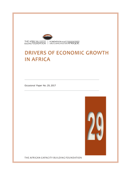 Drivers of Economic Growth in Africa
