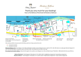 Thank You Very Much for Your Booking! How to Find Bellevue Rheinhotel & Résidence Bellevue