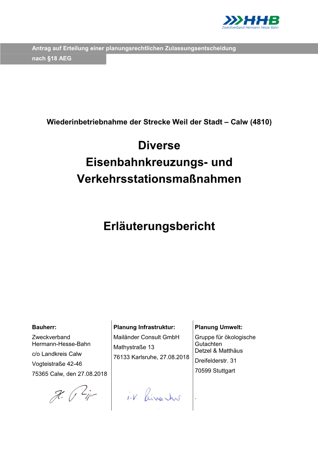 Diverse Eisenbahnkreuzungs- Und Verkehrsstationsmaßnahmen