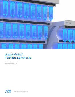 CEM Peptide Synthesis Brochure