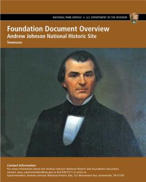 Andrew Johnson National Historic Site Foundation Overview
