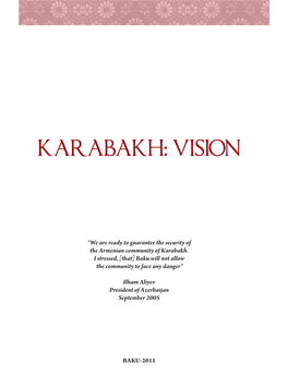 Karabakh: Vision