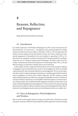 Reasons, Reflection, and Repugnance