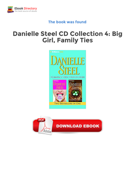 Ebook Danielle Steel CD Collection 4: Big Girl, Family Ties Freeware