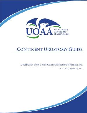Continent Urostomy Guide