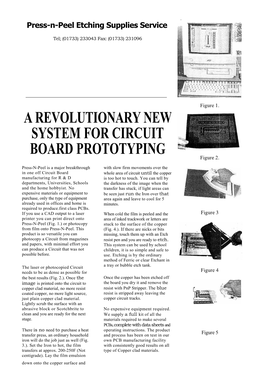 A REVOLUTIONARY NEW SYSTEM for CIRCUIT BOARD PROTOTYPING Figure 2